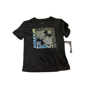 Under Armour Boy's Black Iridescent Tee